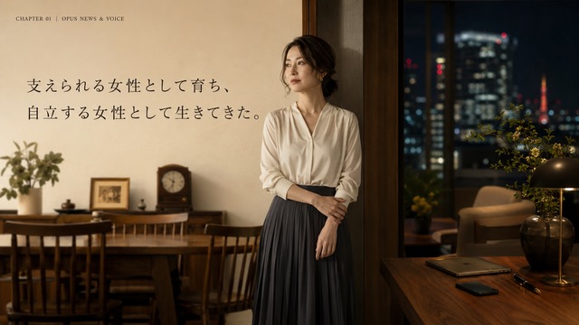 【全5章｜第1章】支えられる女性として育てられ、自立する女性になった