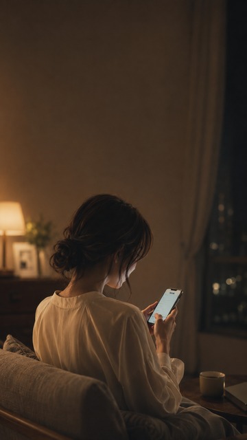窓辺で旅について考える女性