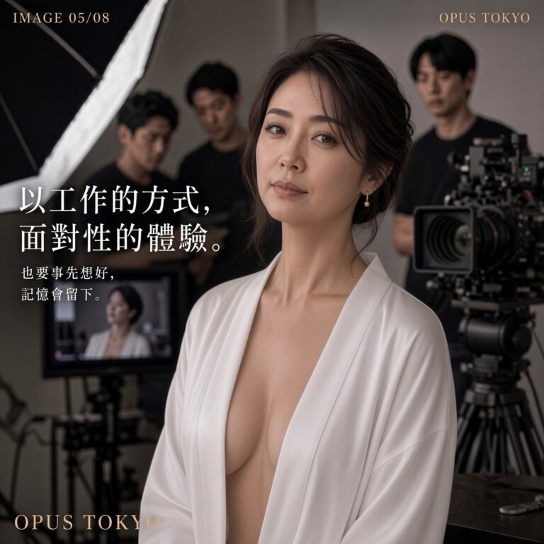 女性在專業成人影像拍攝現場面對鏡頭|性體驗與AV演出