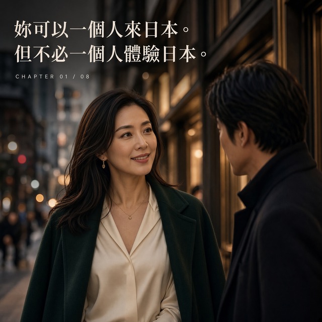 來到東京的成年台灣女性與低調的日本男性 Companion 一起體驗日本|OPUS TOKYO 第1章