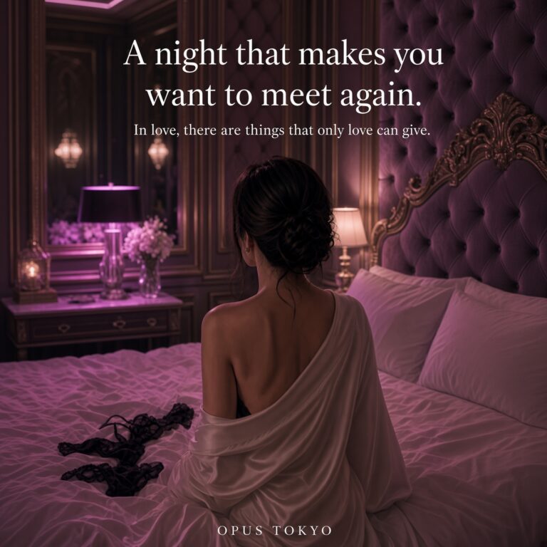 Woman in a luxury hotel room reflecting on romance, intimacy and wanting to meet someone again