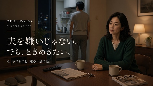セックスレス。でも夫を嫌いになったわけではない|【第2章】30代・40代の女性とときめき