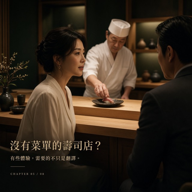 沒有菜單的壽司店?|CHAPTER 05 / 08