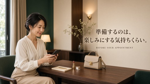 【第1章】女性向け風俗を予約したら何を準備する?当日までに確認しておきたいこと|当日の流れ完全ガイド(全5章)