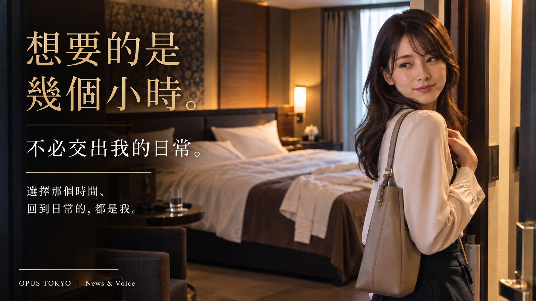 享受私人親密時間又保有日常生活的成年女性