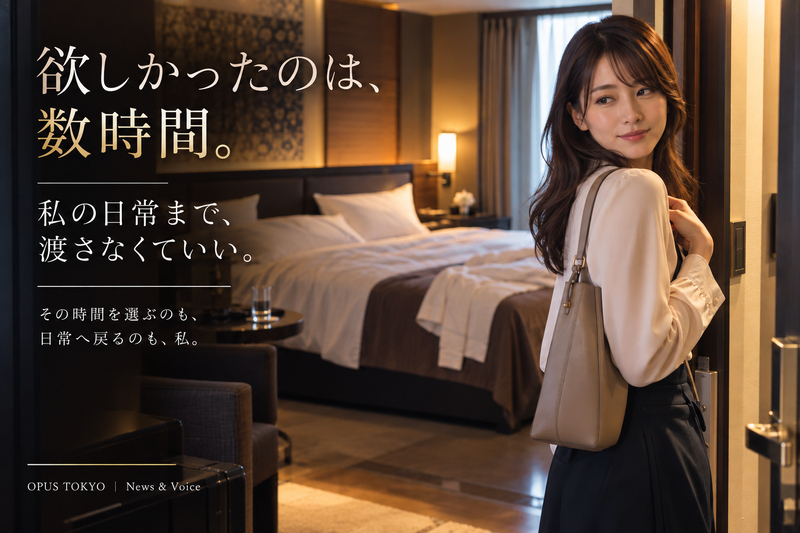CHAPTER 05 / 05 なぜプロを選ぶのか|数時間の親密さと、その後の日常