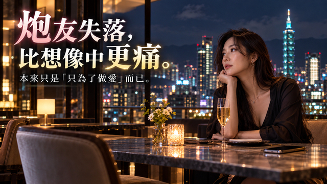 【全3章・第2章】炮友失落，比想像中更痛｜原本只是「做愛」，他卻成了不想失去的人