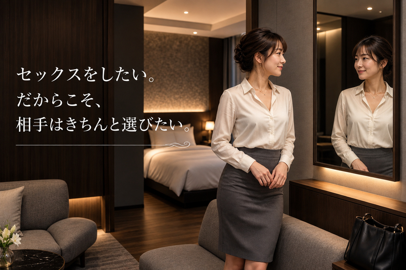 セックスをしたいからこそ相手をきちんと選びたいと考える女性