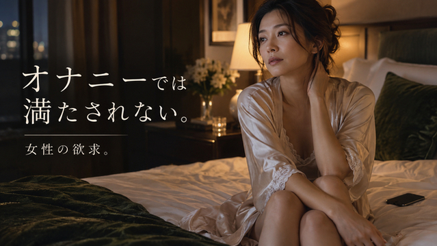 オナニーで気持ちよくなっても、なぜ満たされない夜があるのか