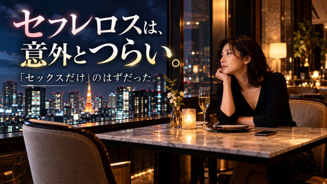【全3章・第2章】セフレロスは意外とつらい。「セックスだけ」のはずが、気づけば失いたくない人になっていた