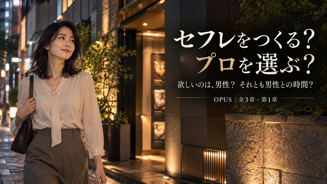 セフレと女性用風俗の違いについて考える30代女性