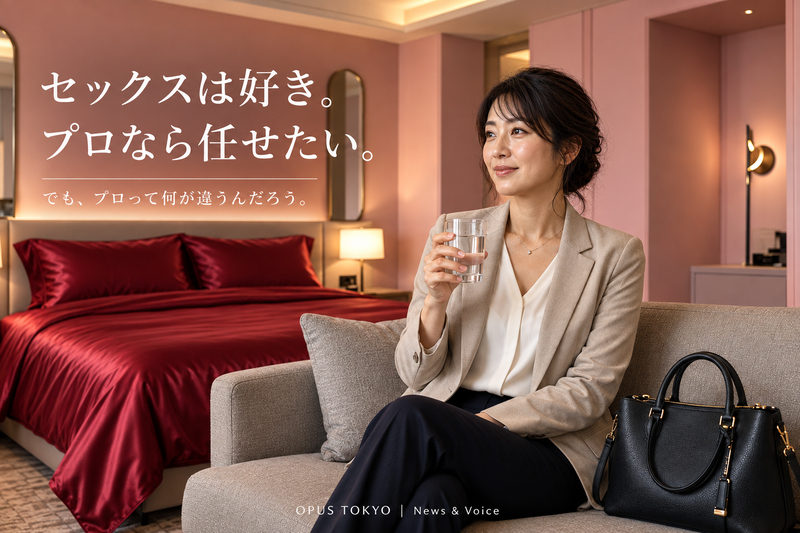 CHAPTER 02 / 05 セックスのプロとは何か|女性が「プロなら任せたい」と思う理由