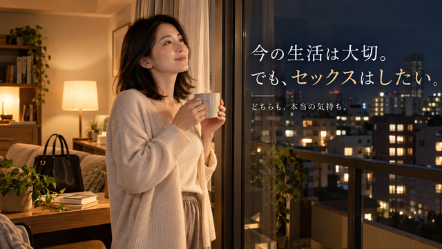 今の生活を大切にしながらセックスしたい気持ちと向き合う30代女性