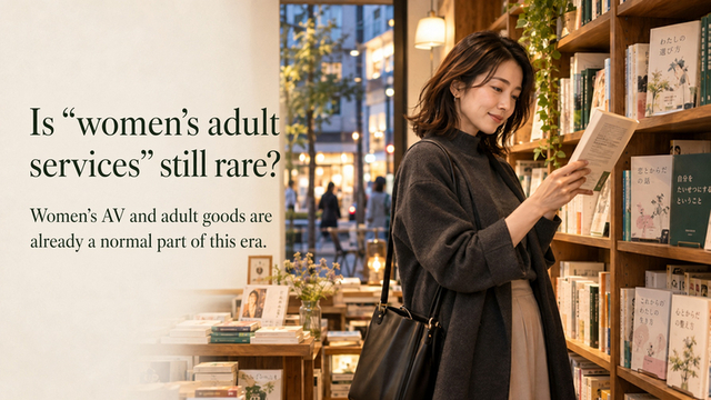 Are Women’s Adult Services Still Unusual? Women’s AV and Pleasure Products Are Already Part of Modern Life