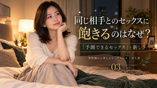寝室で同じ相手とのセックスに飽きる理由を考える女性