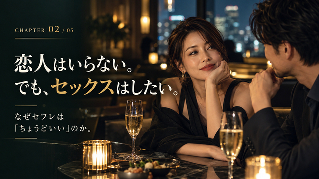 恋人はいらない。でも、セックスはしたい。なぜセフレは「ちょうどいい」のかを考えるOPUS第2章