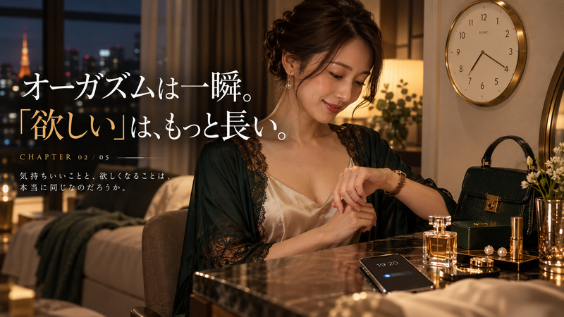オーガズムは一瞬なのに、なぜ私たちはセックスを追いかけるのか。｜なぜ私たちは、こんなにもセックスに振り回されるのか。【第2章／全5章】