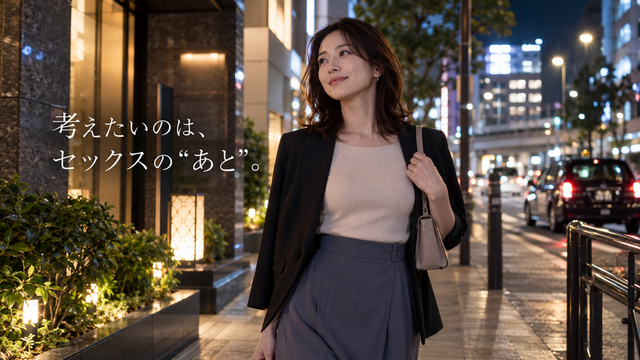 セックスの後の日常や人間関係について考える30代女性